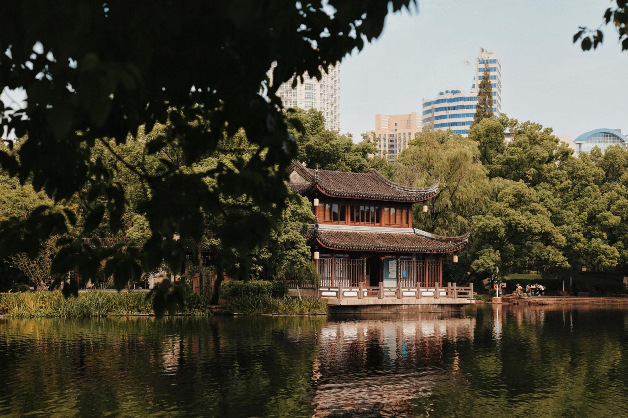 Shangri-La Ningbo - The Three Rivers Intersection Hotel Exterior foto